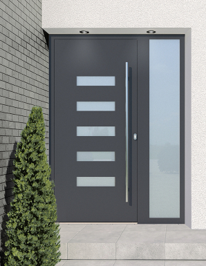 Alumínium bejárati ajtó