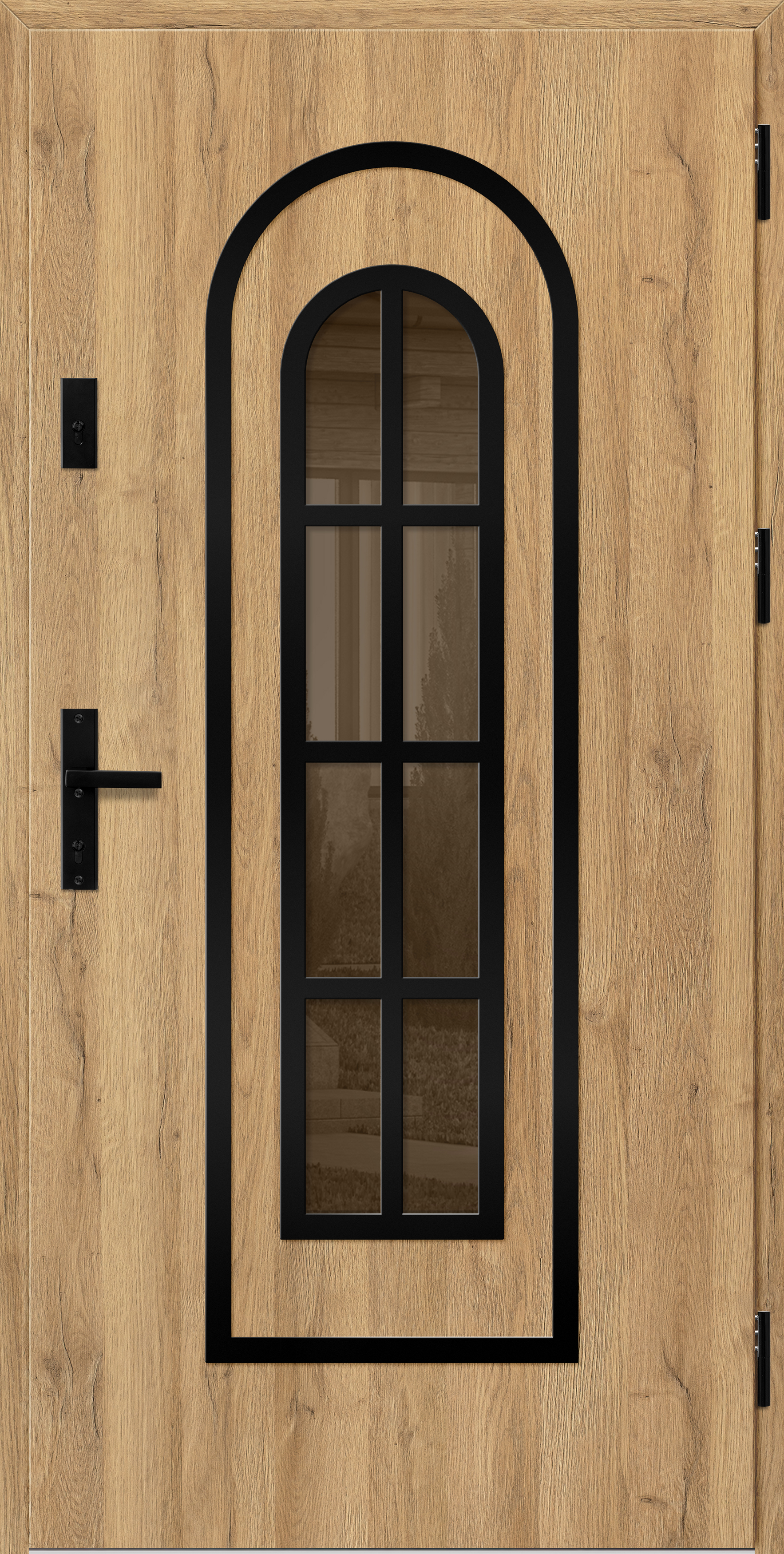 ROTTERDAM 2 label black dąb naturalny